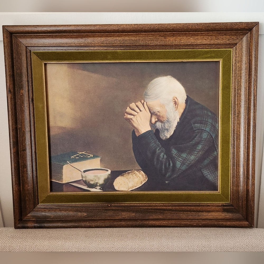 Vintage Framed Photo- "Grace" by Eric Enstrom